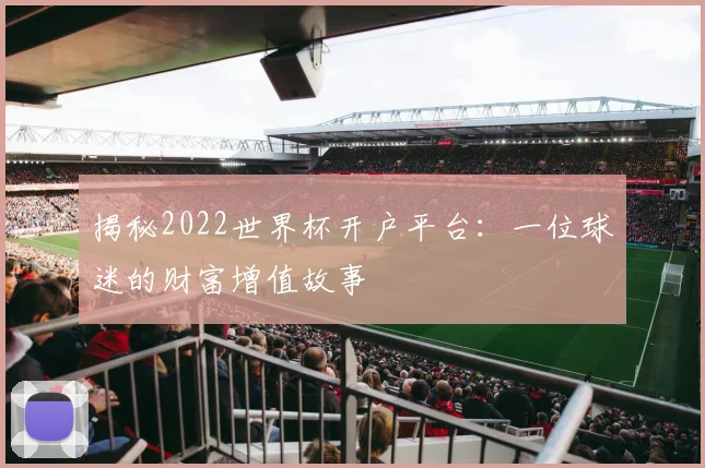 揭秘2022世界杯开户平台：一位球迷的财富增值故事